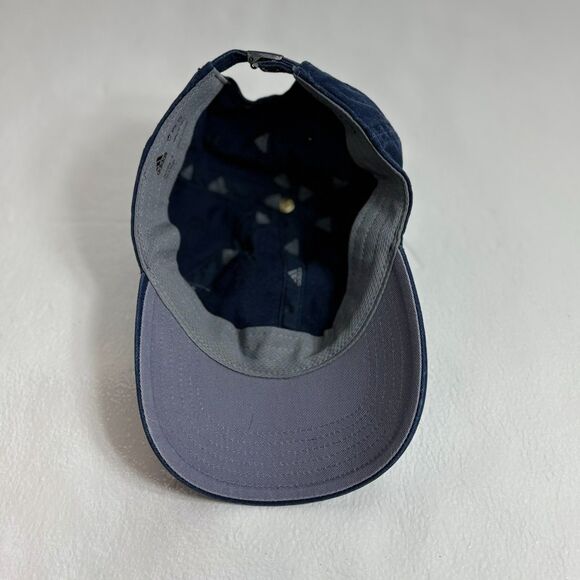 Adidas Areoready Adjustable Baseball Cap Hat Navy Blue Youth - Picture 5 of 11